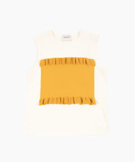 NAIFE Paneled motif tanktop