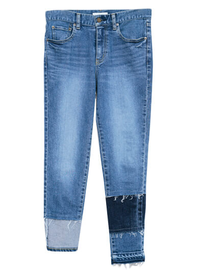 Ameri VINTAGE MULTI COLOR HEM DENIM