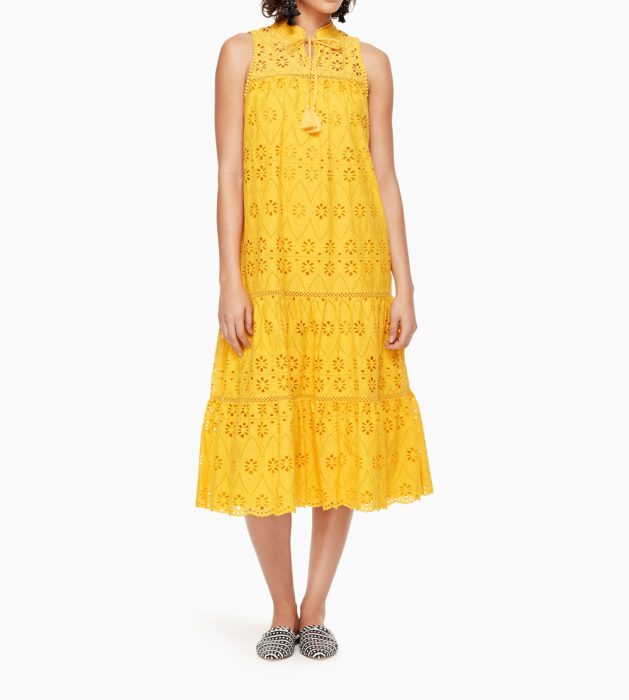 kate spade new york スパイスシングズアップ アイレット パティオドレス