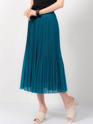 TONAL シフォンプリーツスカート