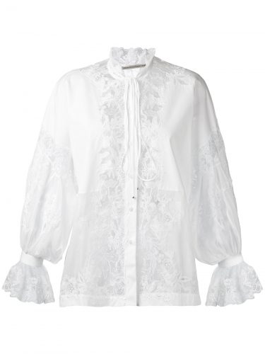 ERMANNO SCERVINO　lace panel blouse