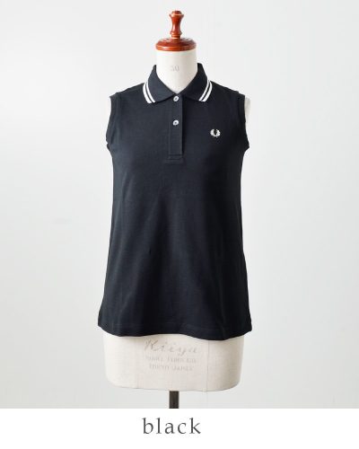 FRED PERRY　SLEEVELESS PIQUE SHIRT